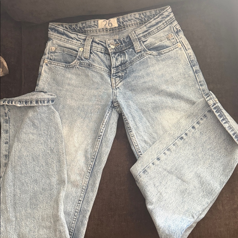 We The Free High Rise Light Blue Jeans - Picture 2 of 4